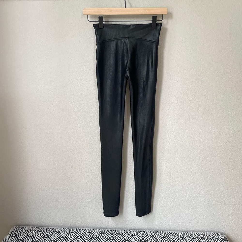 Spanx Black Faux Leather Legging - Picture 6 of 13